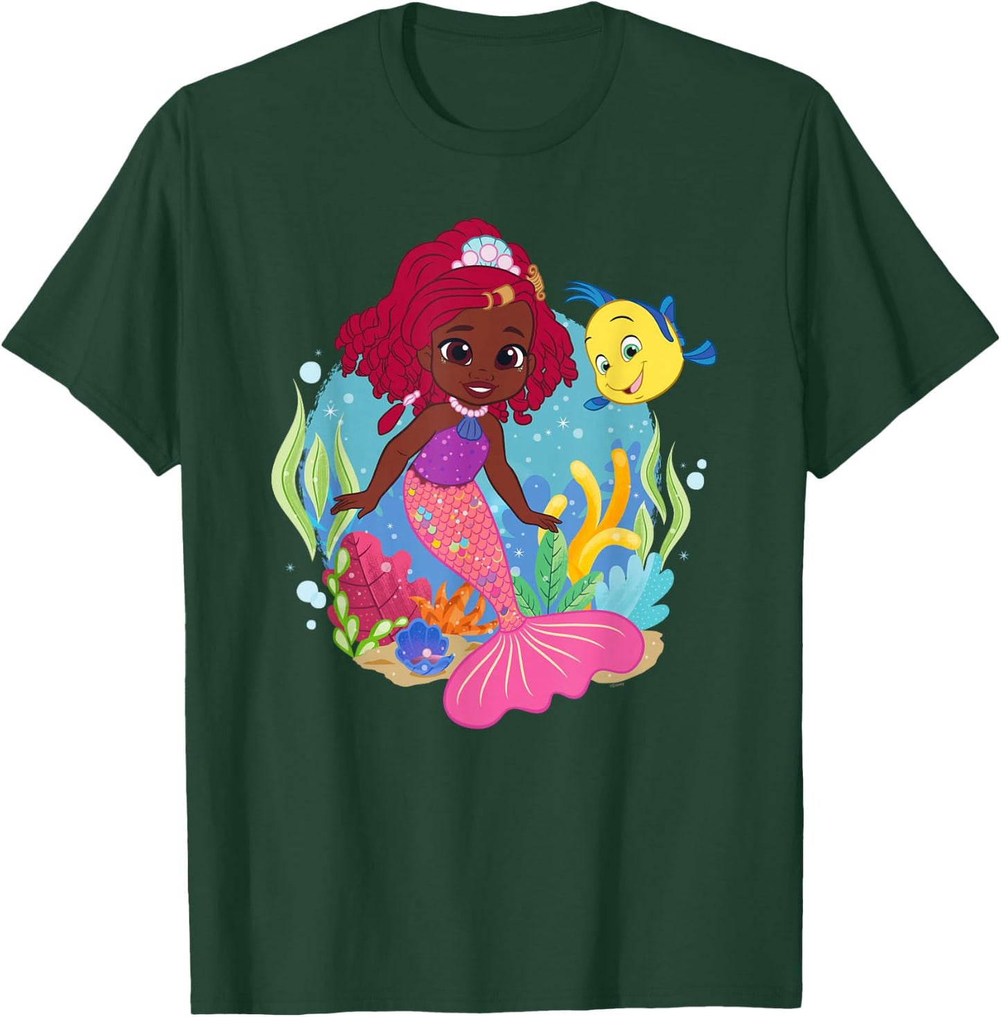 Disney Junior’s Ariel and Flounder Undersea Friends T-Shirt - T-Shirt | Forest