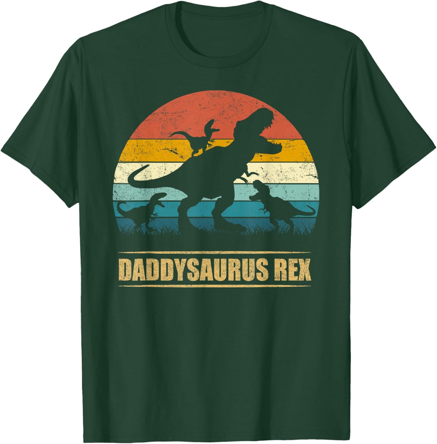 Daddysaurus Rex 3 kids T-Shirt - T-Shirt | Forest