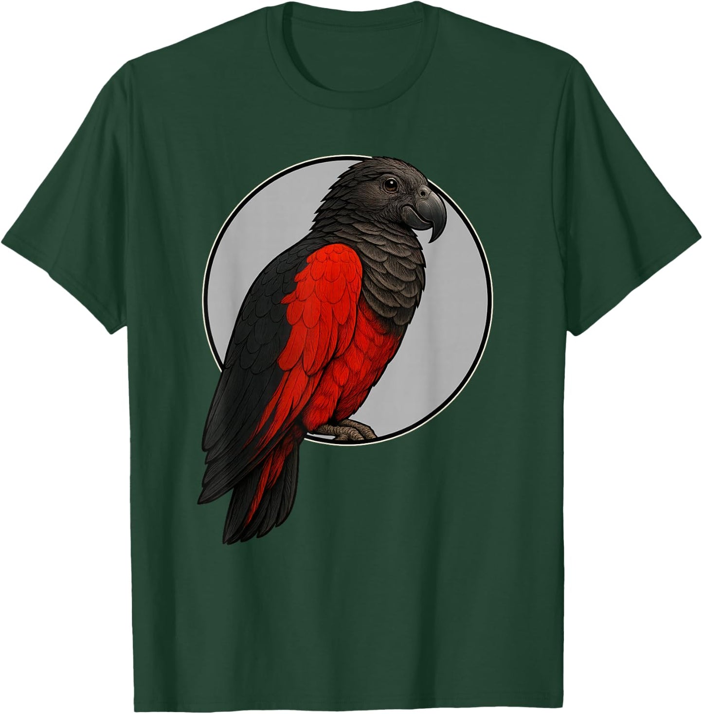 Pesquet´s Parrot Dracula Parrot T-Shirt - T-Shirt | Forest