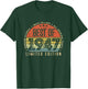 Vintage 1947 Limited Edition Retro Best of 1947 Men Women T-Shirt - T-Shirt | Forest
