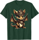 Steampunk Dragon Gears Graphic Design Artwork Fantasy T-Shirt - T-Shirt | Forest