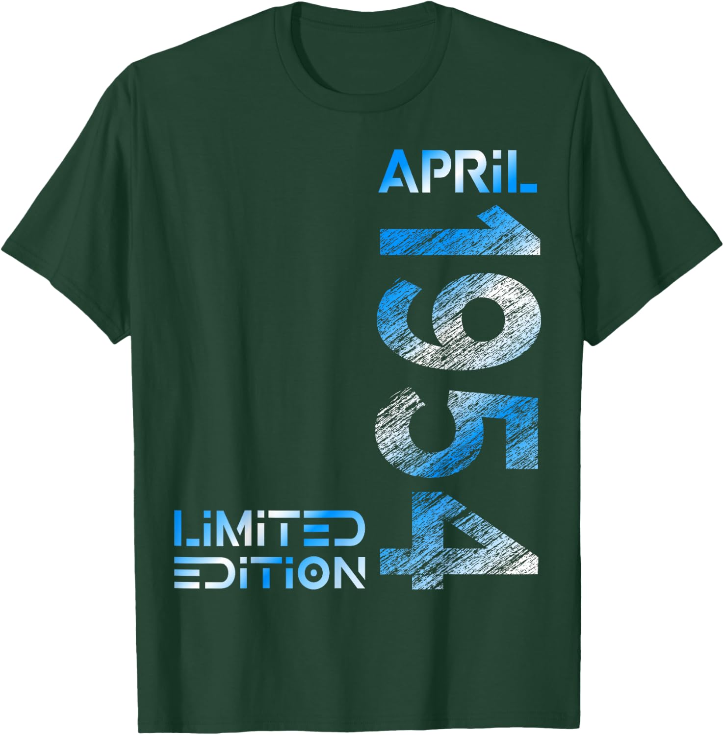 Limited Edition April 1954 Mann Frau 72. Geburtstag T-Shirt - T-Shirt | Forest