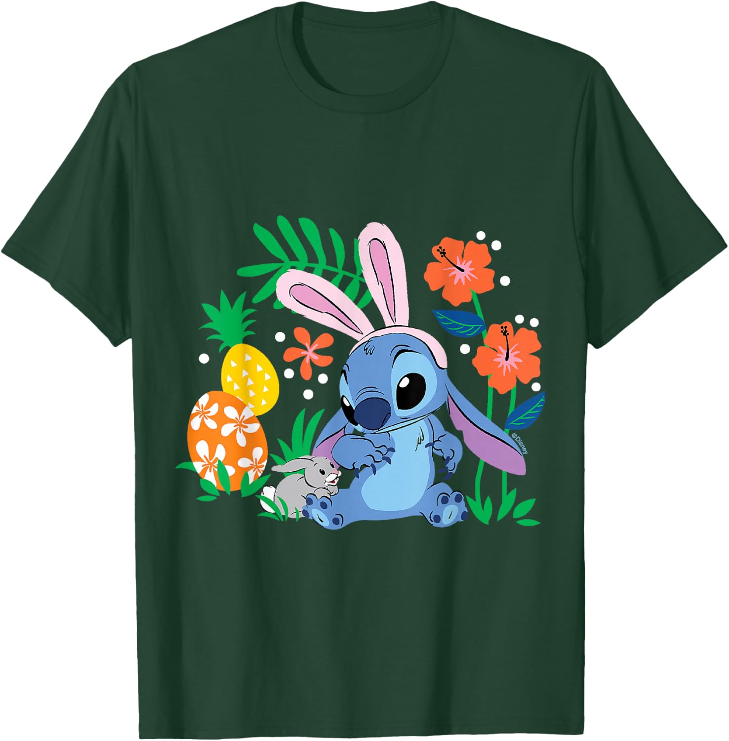 Lilo & Stitch - with Easter Bunny T-Shirt - T-Shirt | Forest