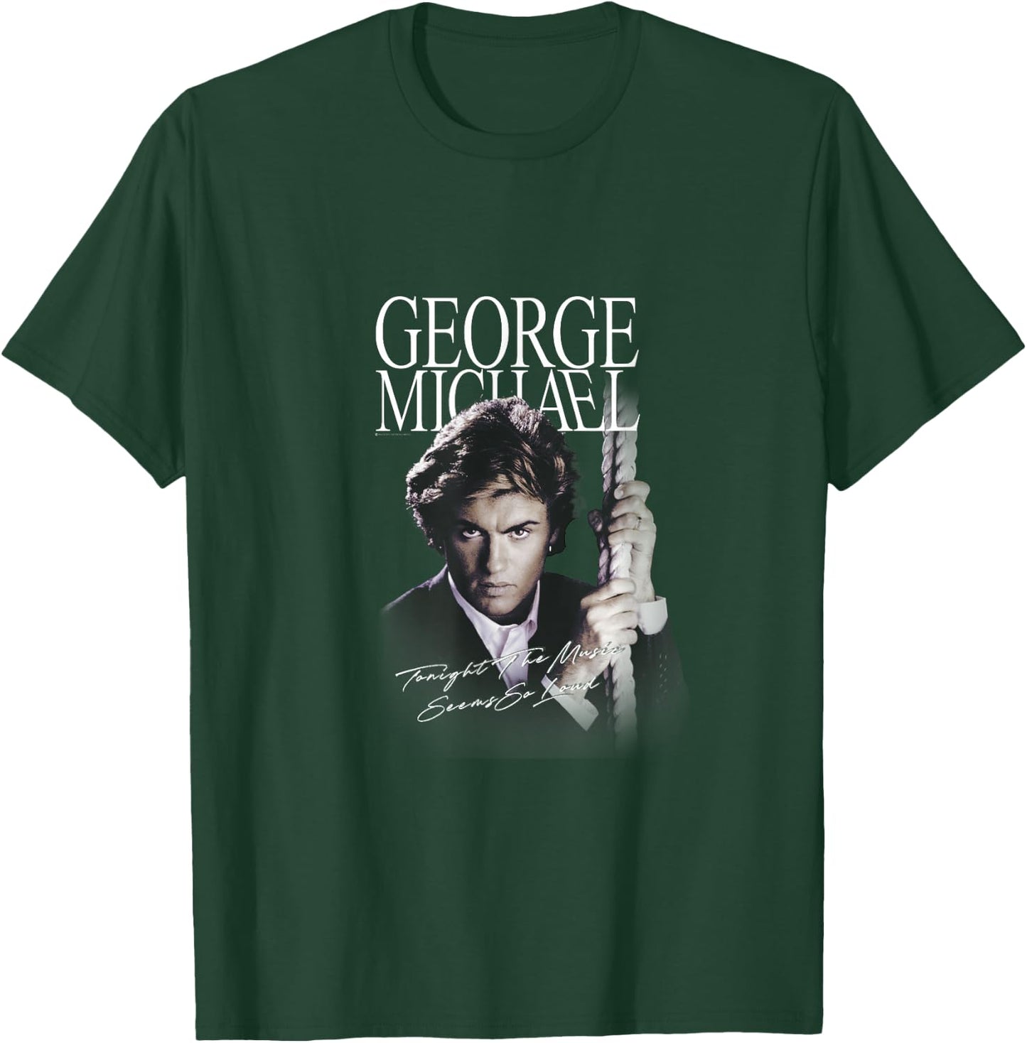 Retro Icon George Michael , Black, S T-Shirt - T-Shirt | Forest
