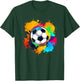 Color Graffiti Football T-Shirt - T-Shirt | Forest