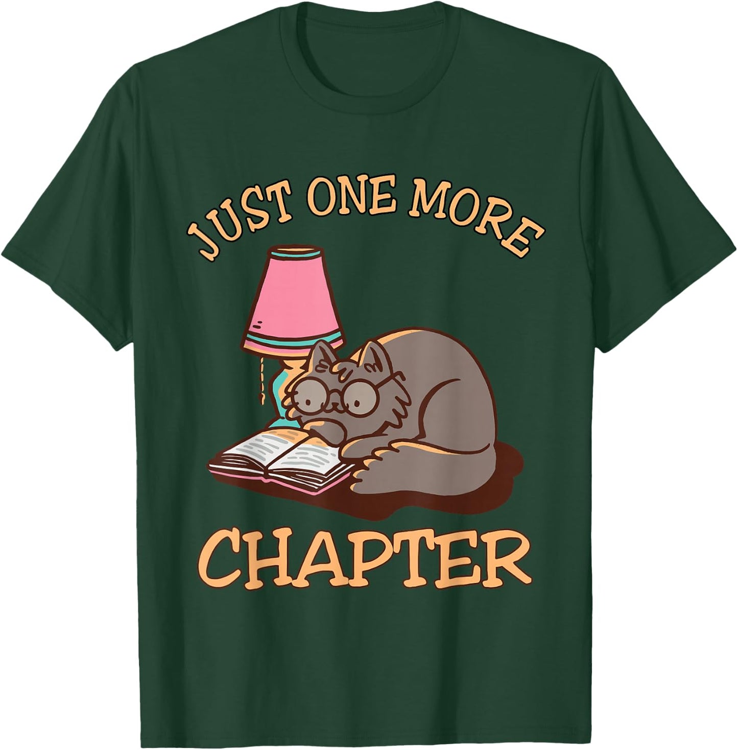 Just One More Chapter Cat T-Shirt - T-Shirt | Forest