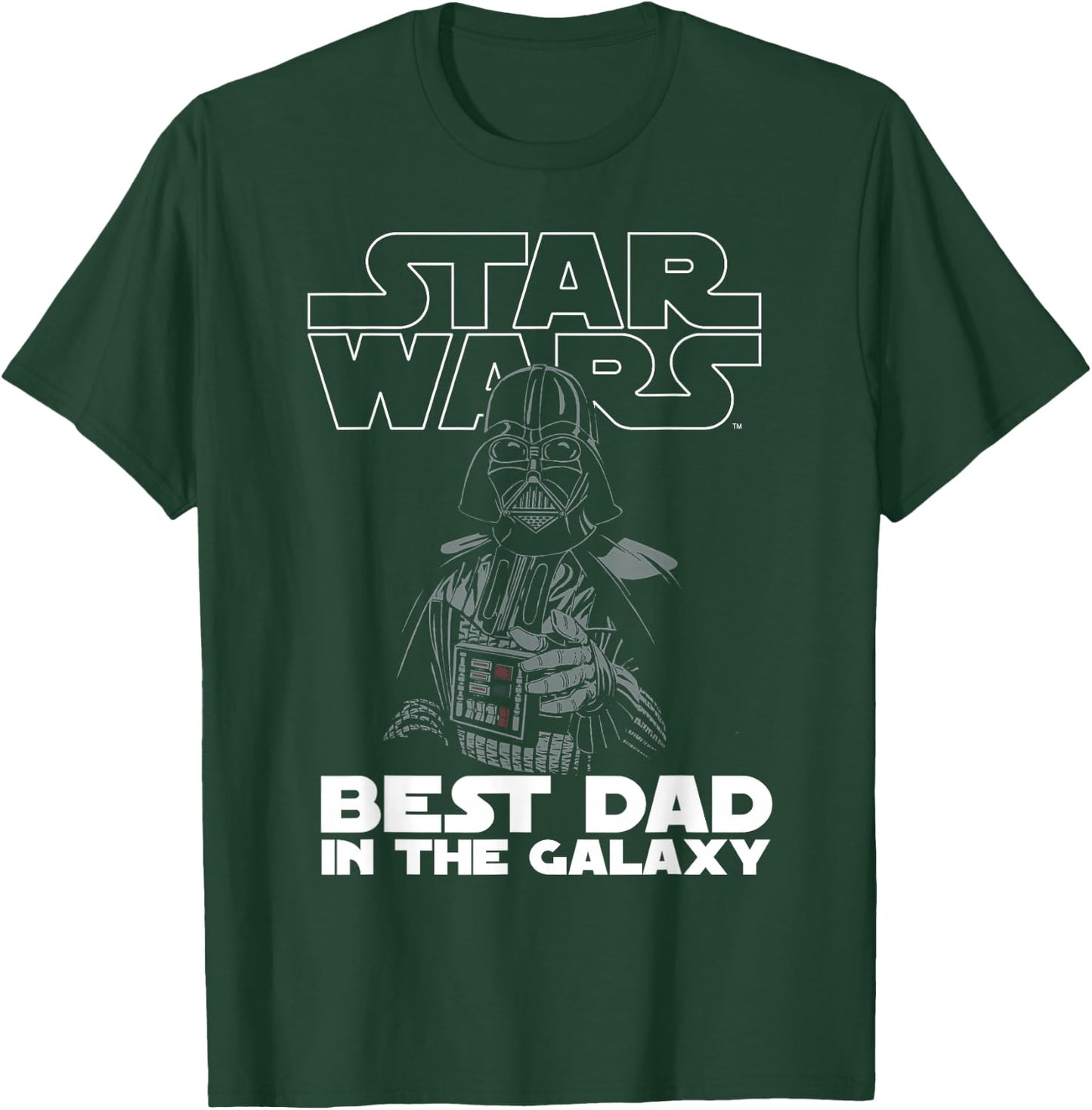 Star Wars Darth Vader Best Dad In The Galaxy Vater Papa T-Shirt - T-Shirt | Forest