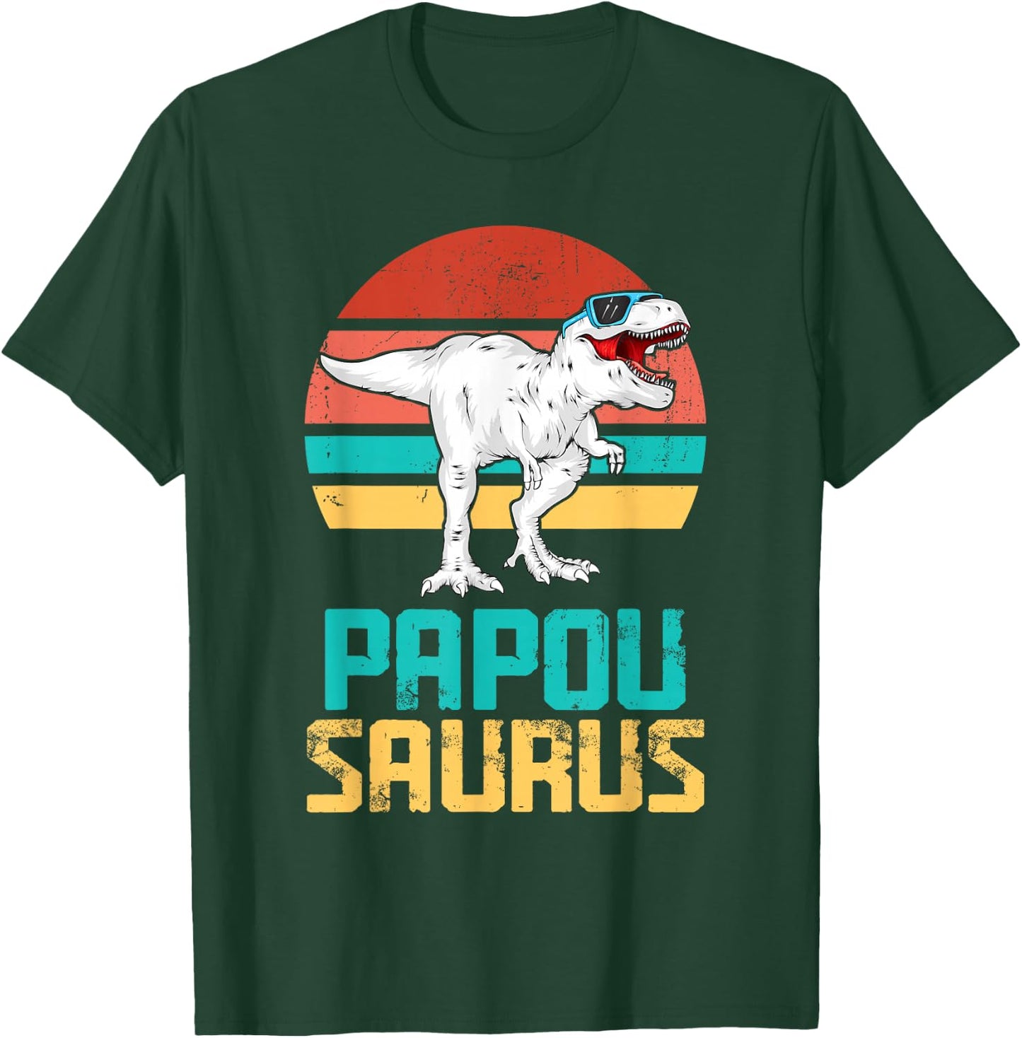 Papou Saurus Grandad T-Shirt - T-Shirt | Forest