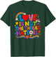 Love is Not The Threat Hate is Rainbow LGBTQ Pride T-Shirt - T-Shirt | Forest