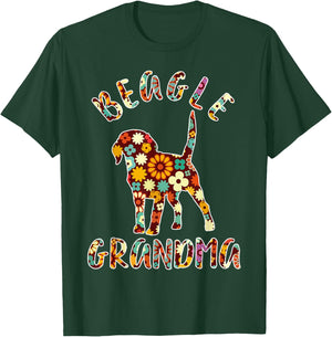 Beagle Grandma Funny Beagle Owner T-Shirt - T-Shirt | Forest
