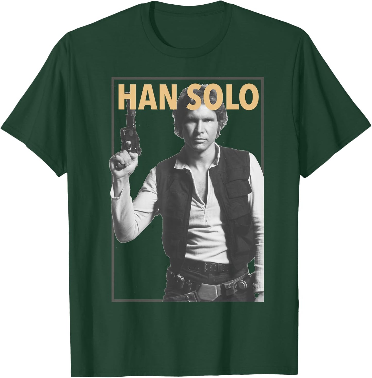 Star Wars Han Solo Faded Poster T-Shirt - T-Shirt | Forest