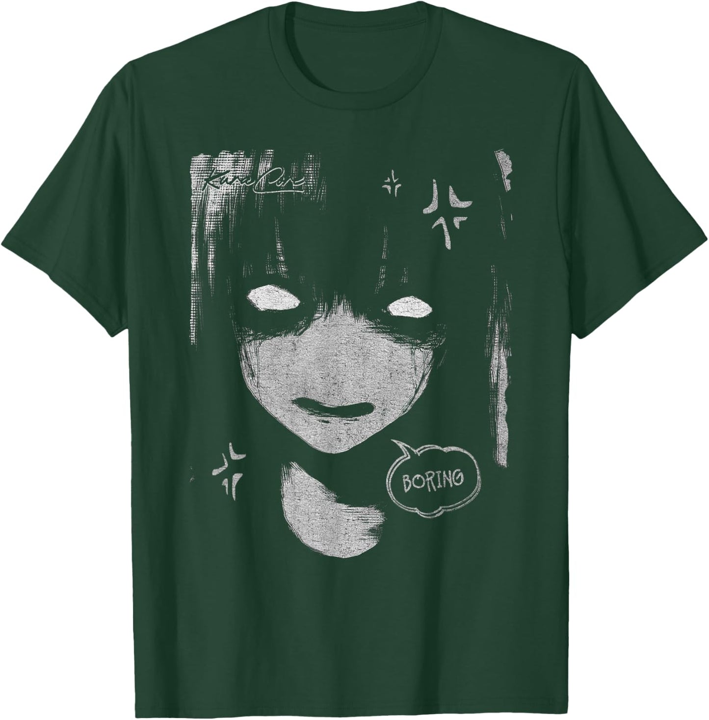 Japon Streetwear Cyberpunk Y2K Techwear Rétro Manga Anime T-Shirt - T-Shirt | Forest