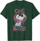 Peanuts Snoopy Joe Cool One Love Glitch Vintage Valentine's Day T-Shirt - T-Shirt | Forest