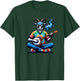 Goat Playing Bluegrass Music on a Banjo Wearing Tie Dye T-Shirt - T-Shirt | Forest