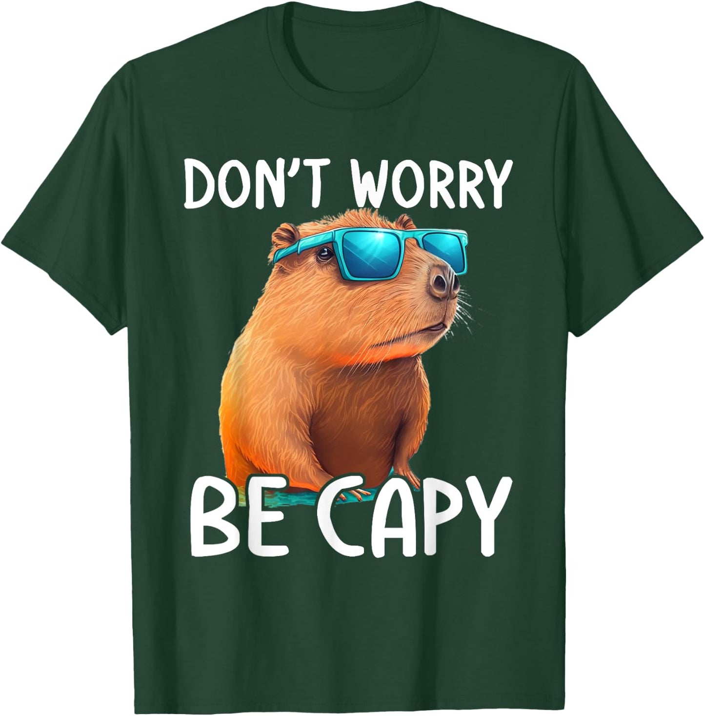 Ok I Pull Up Capybara Shirt Funny Capybara Costume , black T-Shirt - T-Shirt | Forest