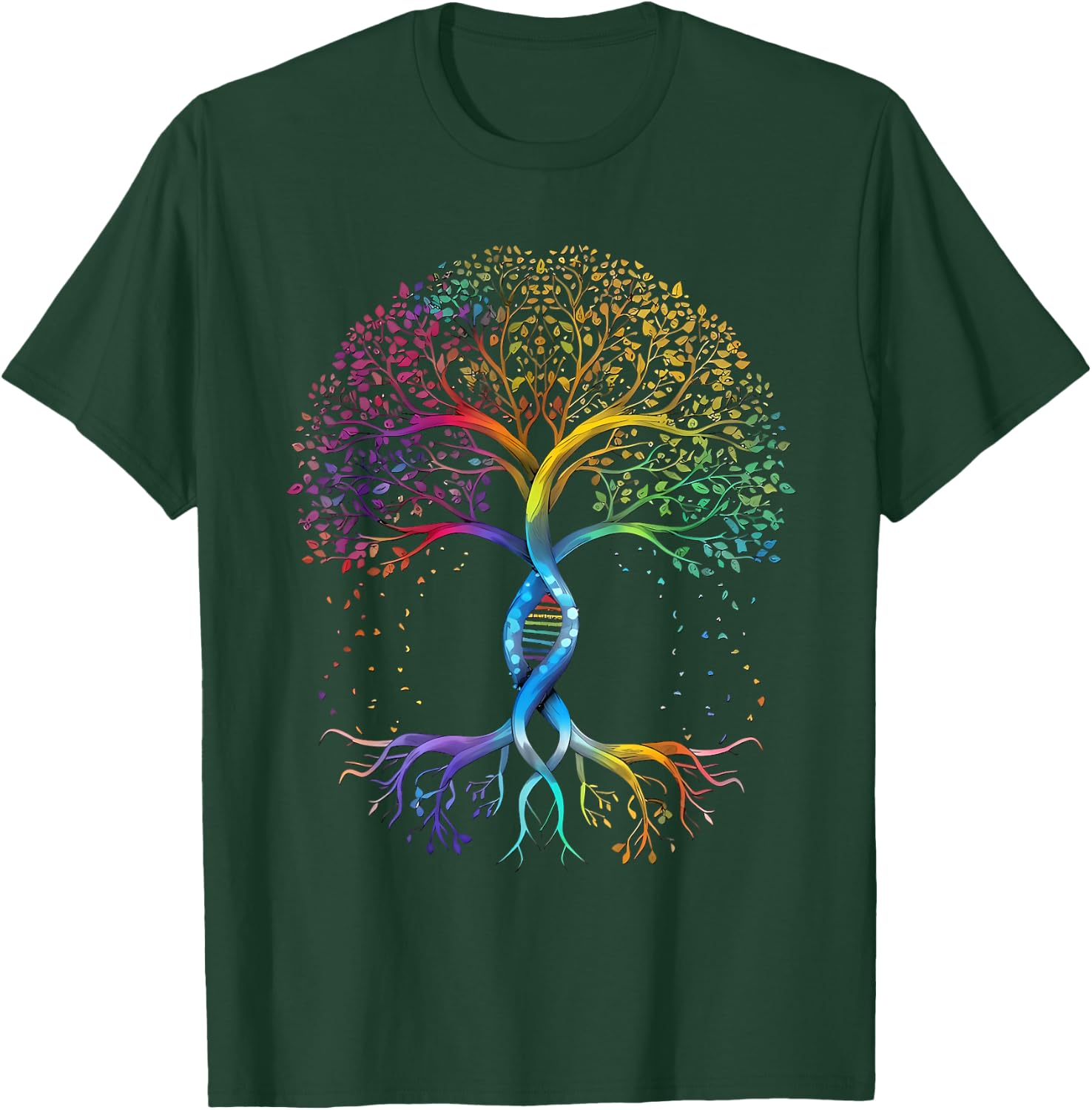 Gay Pride Month Tree LGBTQ Ally Rainbow Lesbian Men Women T-Shirt - T-Shirt | Forest