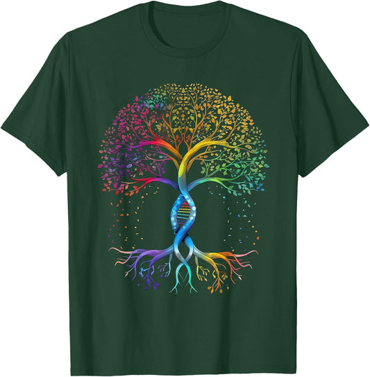 Gay Pride Month Tree LGBTQ Ally Rainbow Lesbian Men Women T-Shirt - T-Shirt | Forest