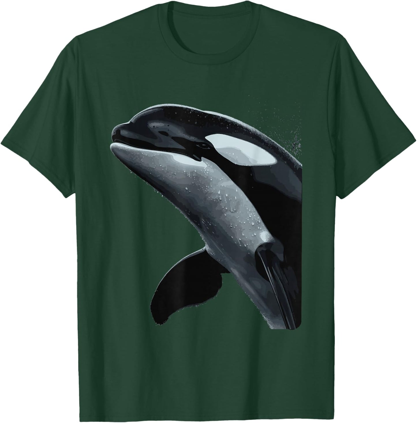 Orca Whale T-Shirt - T-Shirt | Forest