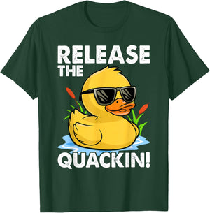 Release The Quackin - Duck Lover T-Shirt - T-Shirt | Forest