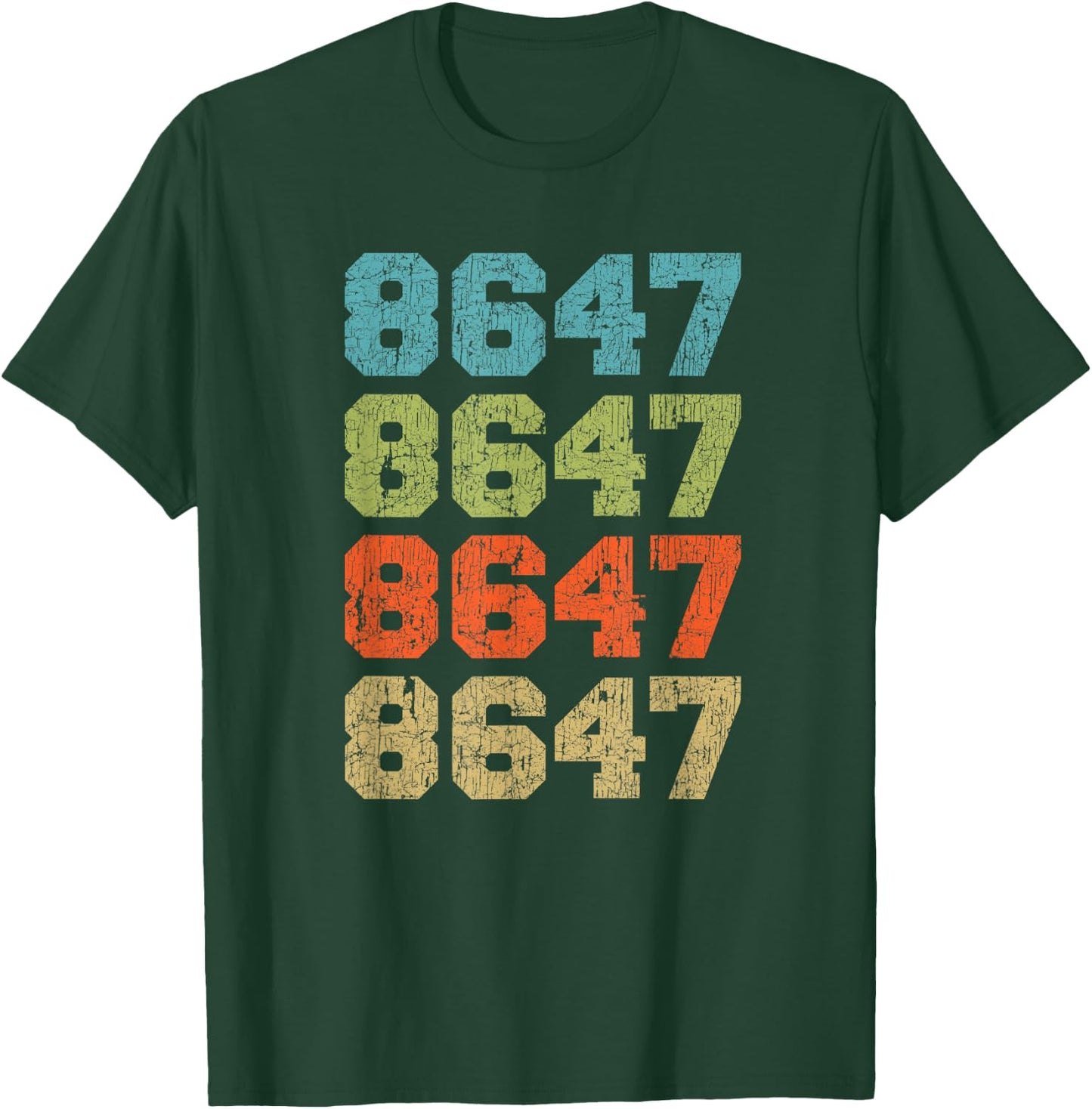 86 47 Anti Trump Funny T-Shirt - T-Shirt | Forest