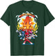 Power Rangers Awesome 4th Birthday Mini Action Shot T-Shirt - T-Shirt | Forest