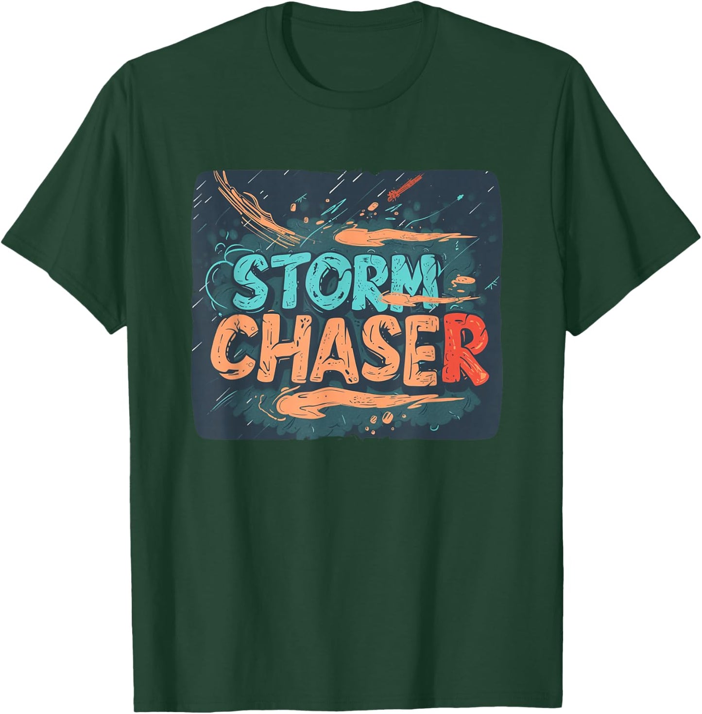 Multicolor Storm Chaser Costume for Adults and Kids T-Shirt - T-Shirt | Forest