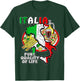 with German Text "Entdecke Italien Liebe Für Essen Kultur Geschichte Italien" [, black T-Shirt - T-Shirt | Forest