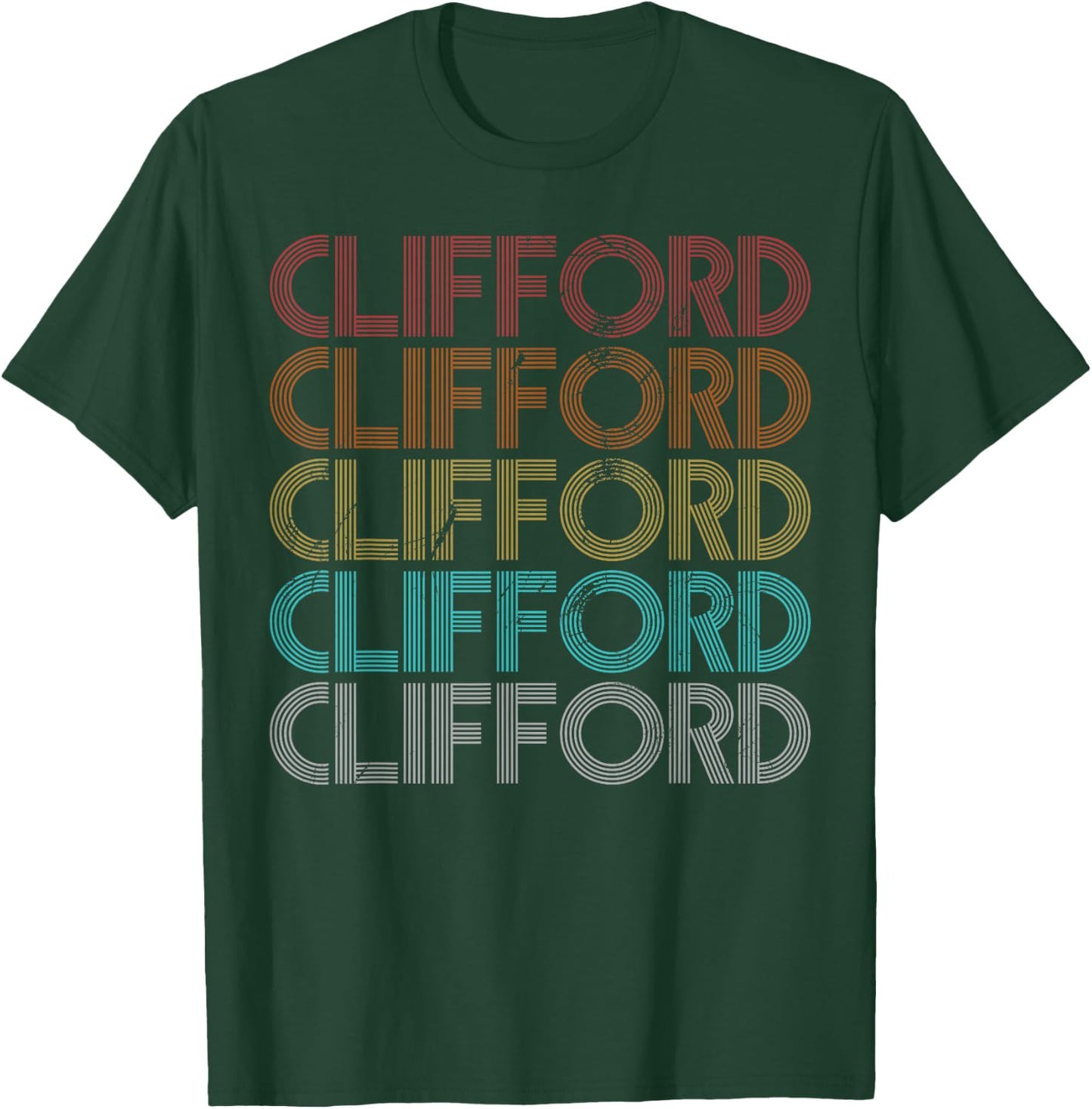 Retro Vintage Clifford T-Shirt - T-Shirt | Forest