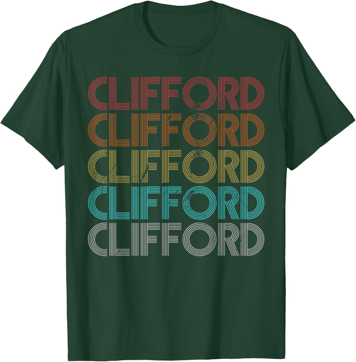 Retro Vintage Clifford T-Shirt - T-Shirt | Forest