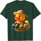 Rubber Duck African Safari Tour Guide Binoculars T-Shirt - T-Shirt | Forest