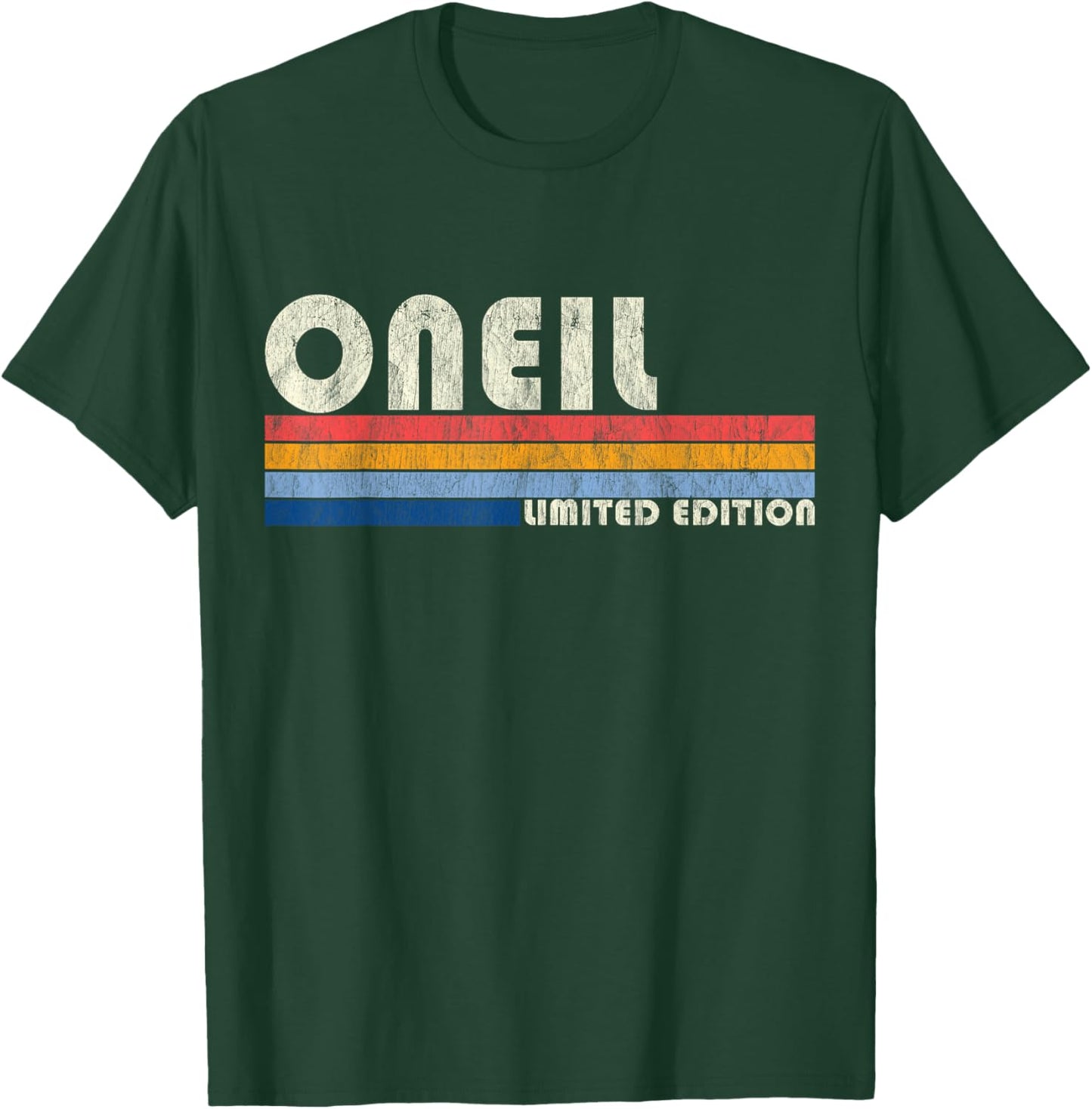 ONEIL Surname Funny Retro Vintage 80s 90s Gifts Men Women T-Shirt - T-Shirt | Forest