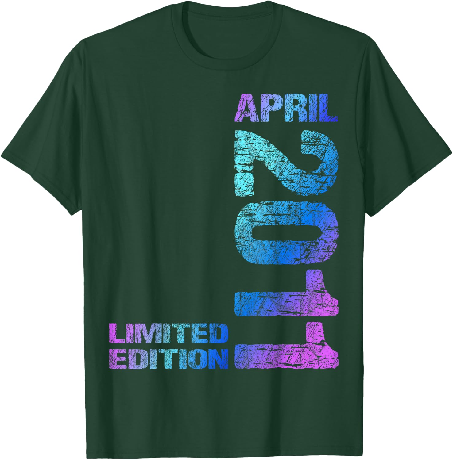 April 2011 Junge Mädchen 15. Geburtstag Limited Edition 15 T-Shirt - T-Shirt | Forest