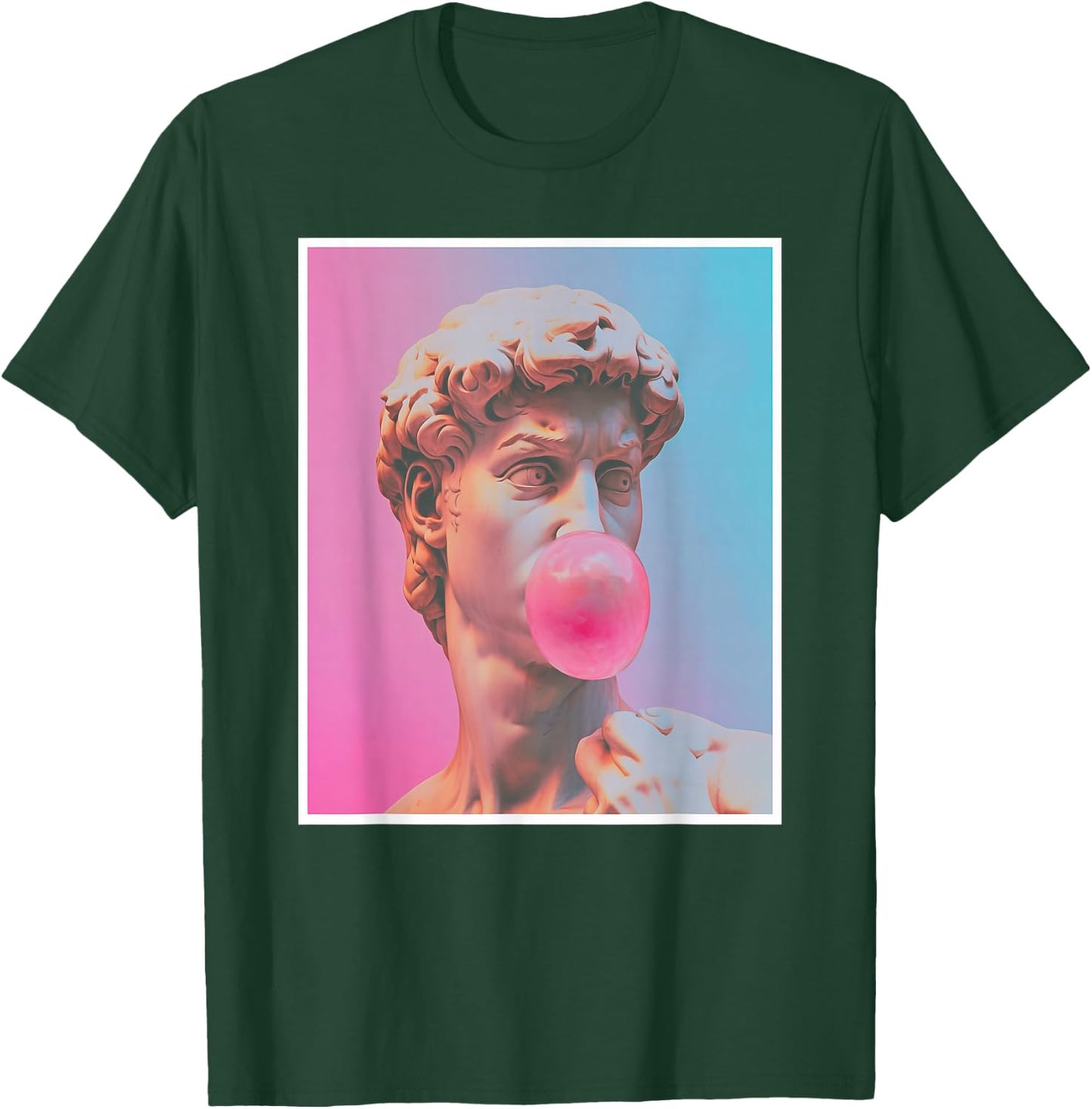 David Michelangelo Renaissance Statue Bubblegum Pop Art T-Shirt - T-Shirt | Forest