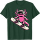 Snowboarding Axolotl Snow Board Snowboard Women T-Shirt - T-Shirt | Forest