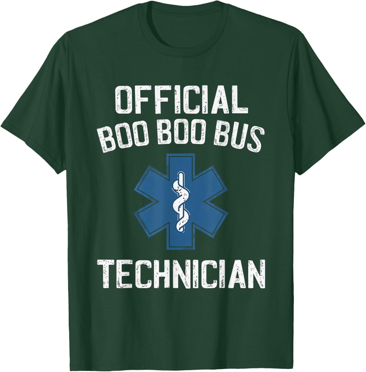 Official Technician EMT Paramedic First Responder T-Shirt - T-Shirt | Forest