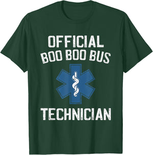 Official Technician EMT Paramedic First Responder T-Shirt - T-Shirt | Forest