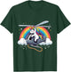 Unicorn Riding Helicopter T-Shirt - T-Shirt | Forest