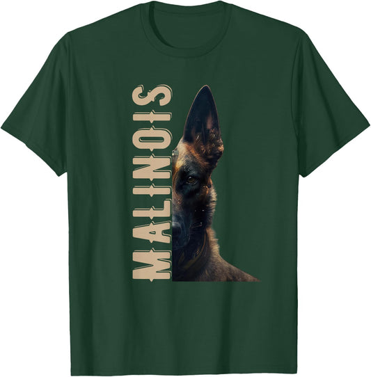 Malinois Belgian Shepherd Dog , black T-Shirt - T-Shirt | Forest