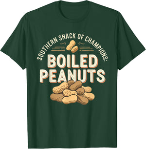 Boiled Peanuts Shirt - Southern Snack Lovers Design T-Shirt - T-Shirt | Forest