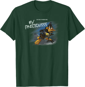 WB 100 Looney Tunes Daffy Duck My Precious LOTR Collection T-Shirt - T-Shirt | Forest