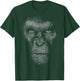 gorilla face scribble art head for lover Silverback animals T-Shirt - T-Shirt | Forest
