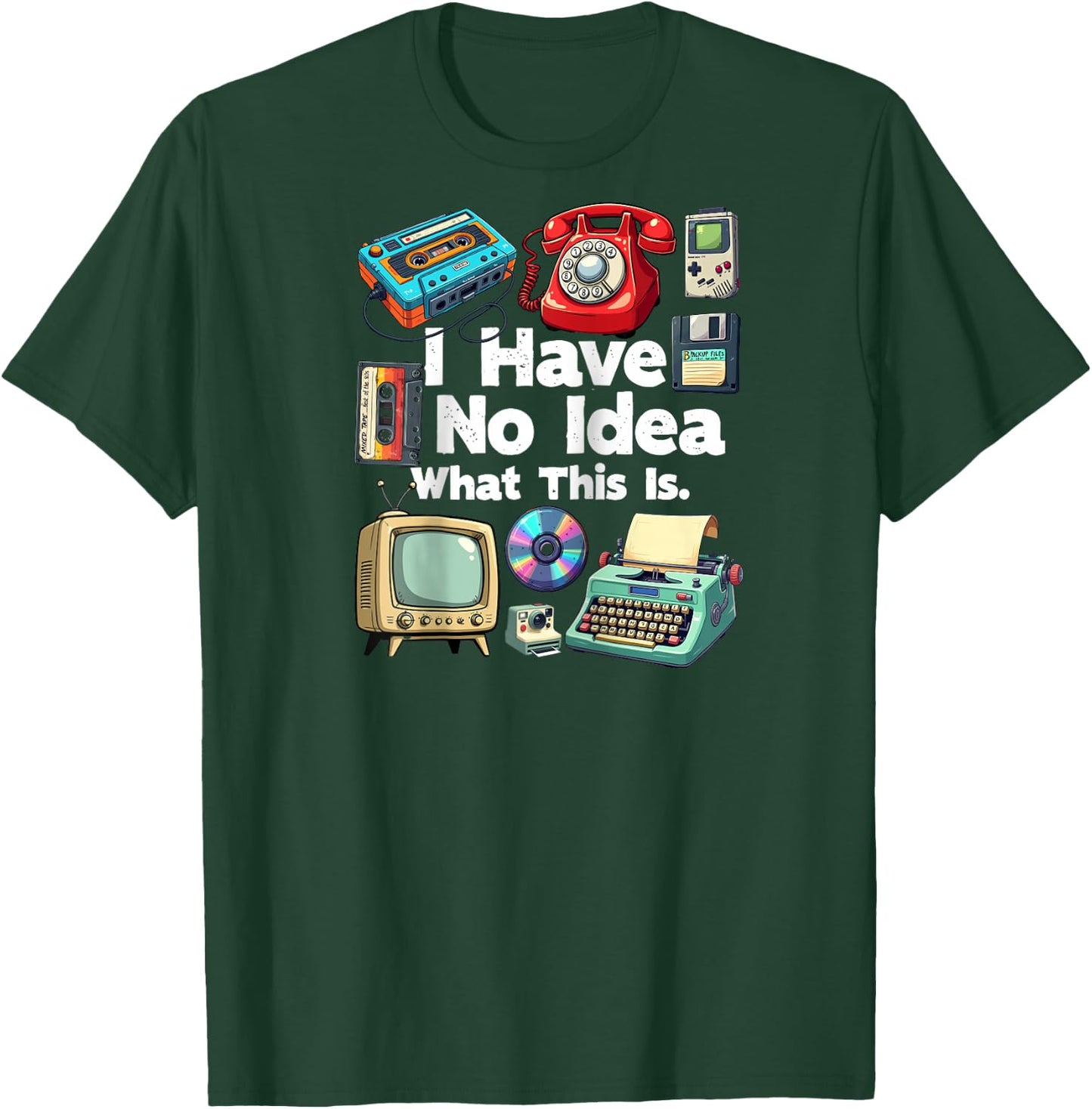 I Have No Idea What This Is 80s Bro 1980s Fashion 80 party Raglan Baseball T-Shirt - T-Shirt | Forest