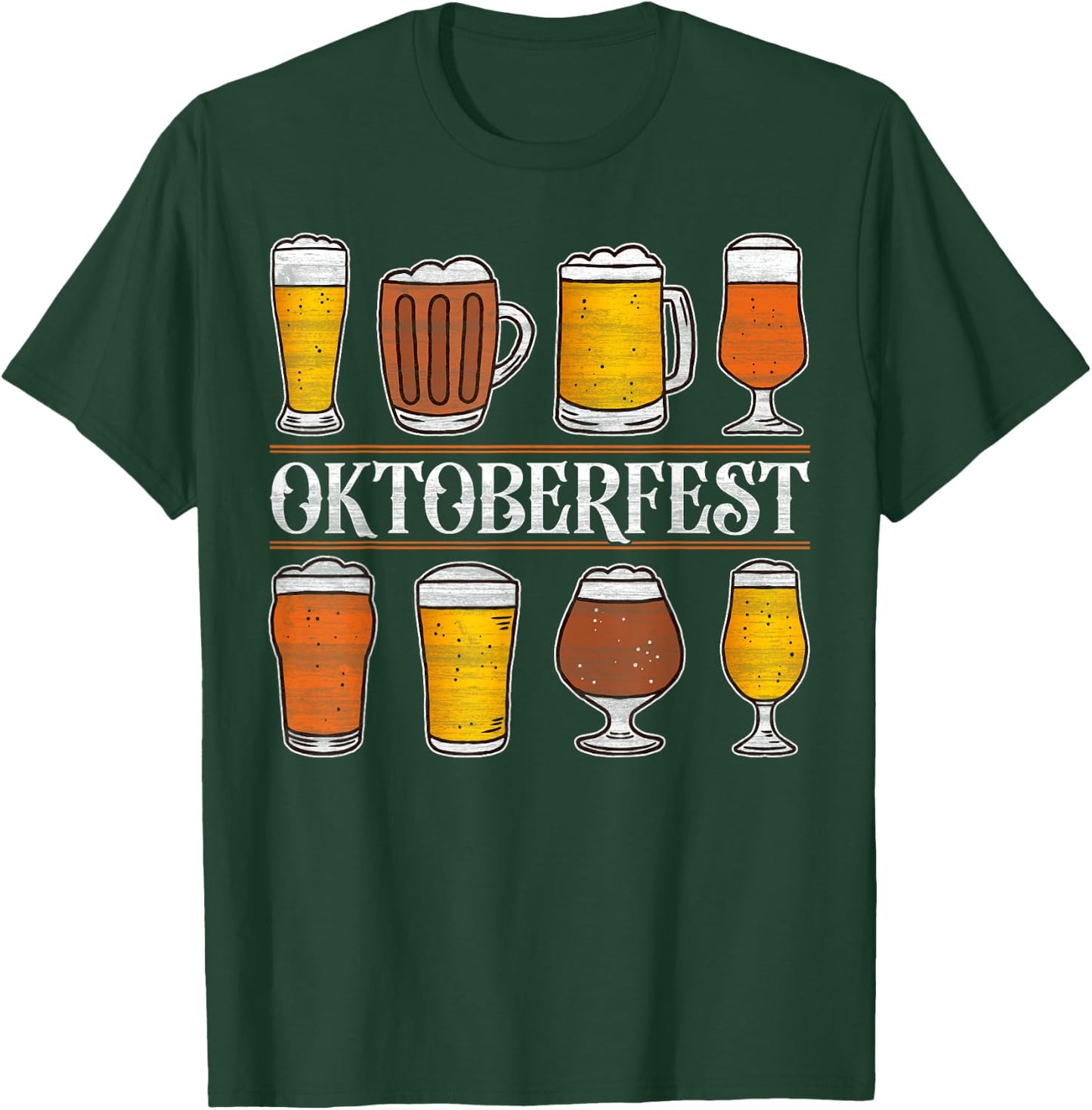 Beer Festival Funny Octoberfest Men Women German T-Shirt - T-Shirt | Forest