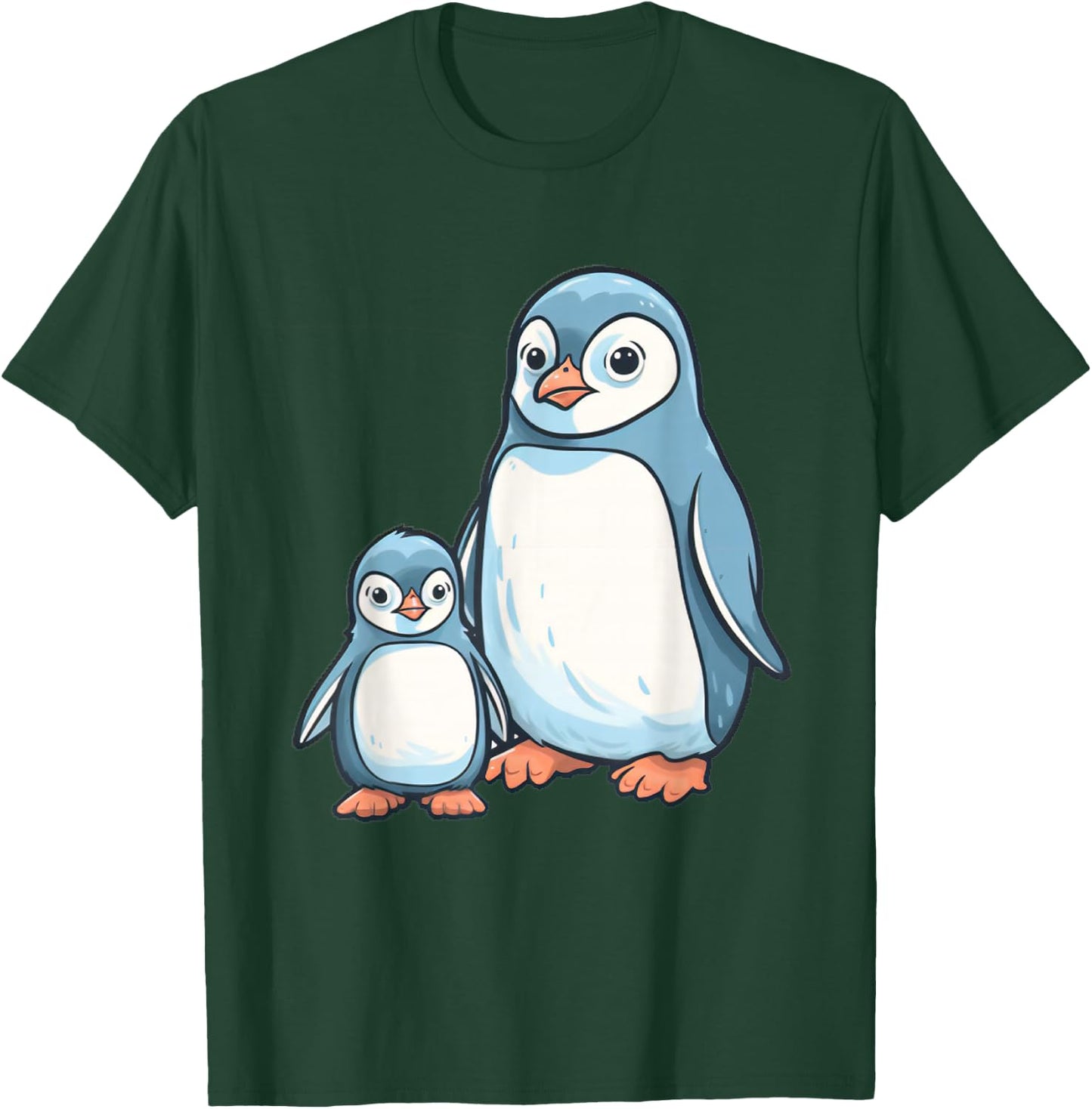 Mom and Baby Penguin Cute Mother's Day T-Shirt - T-Shirt | Forest