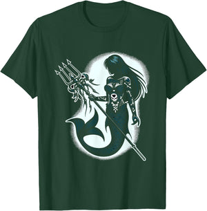 Spooky Sirens Horror Mermaid Creepy Mermaid Haunted Sea T-Shirt - T-Shirt | Forest