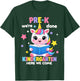 Pre-K We're Done Kindergarten Here We Come Unicorn Cute Girl T-Shirt - T-Shirt | Forest