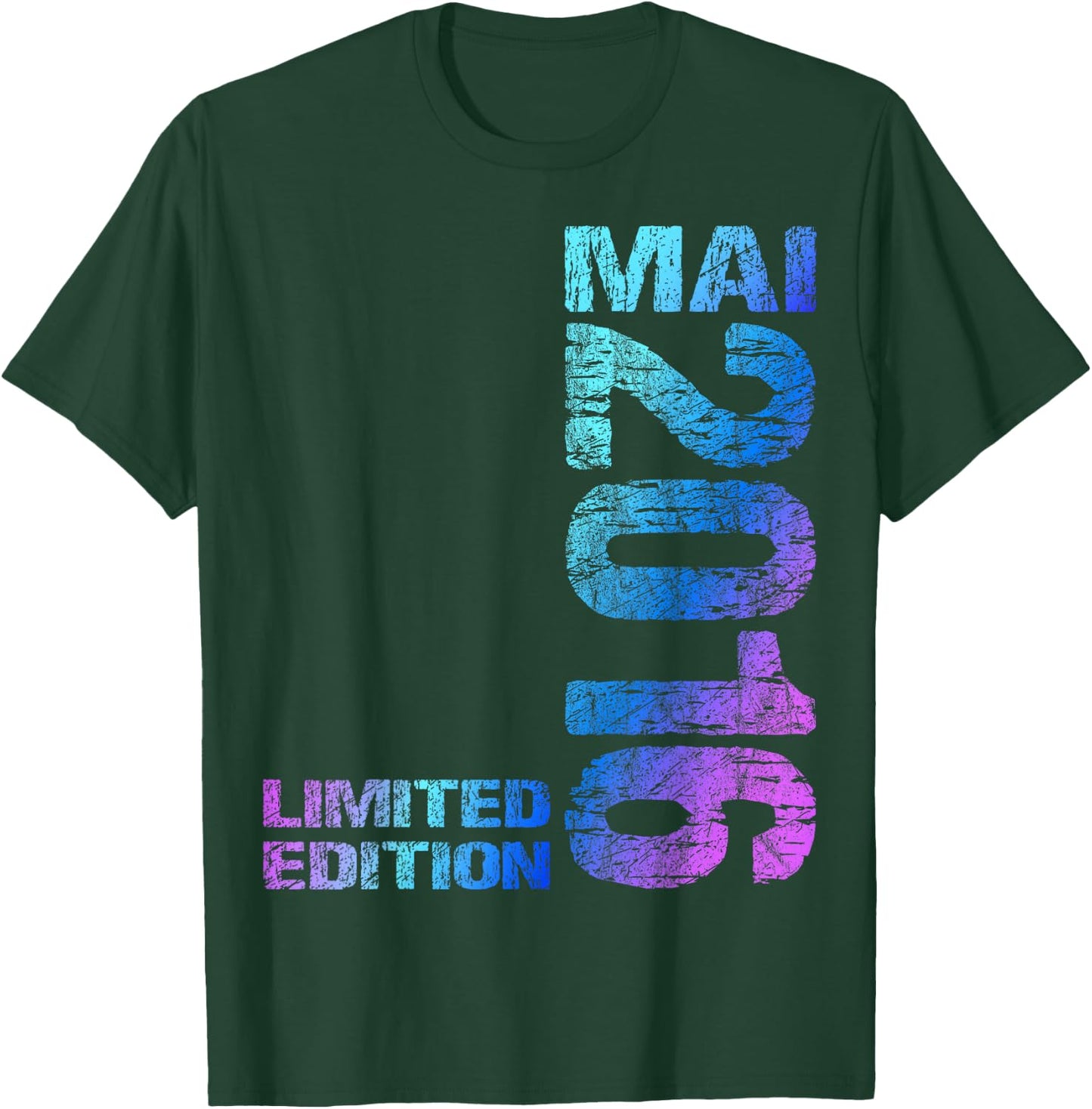 Limited Edition Mai 2016 Junge Mädchen 10. Geburtstag T-Shirt - T-Shirt | Forest