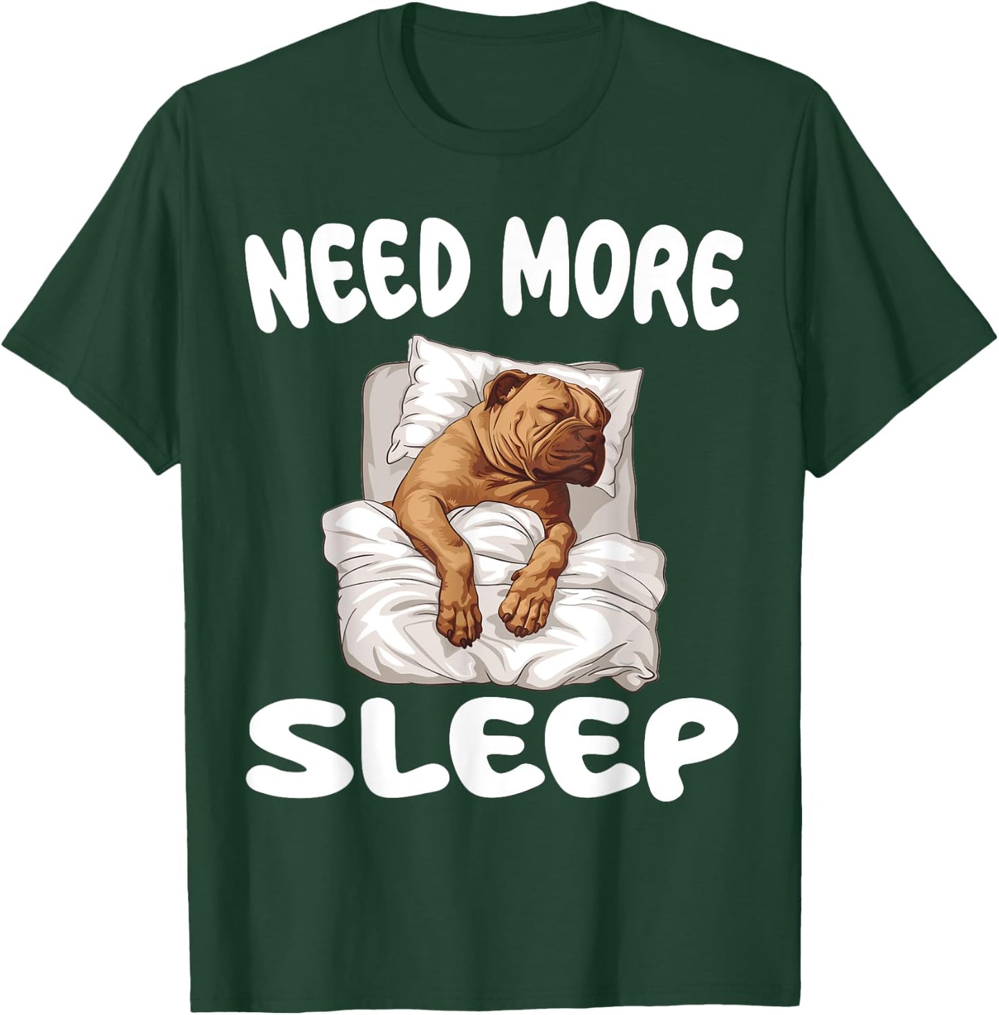 Cute Perro De Presa Canario Need more Sleep Pajamas T-Shirt - T-Shirt | Forest