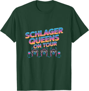 Schlager Queens On Tour Party Mädels JGA Crew Premium T-Shirt - T-Shirt | Forest