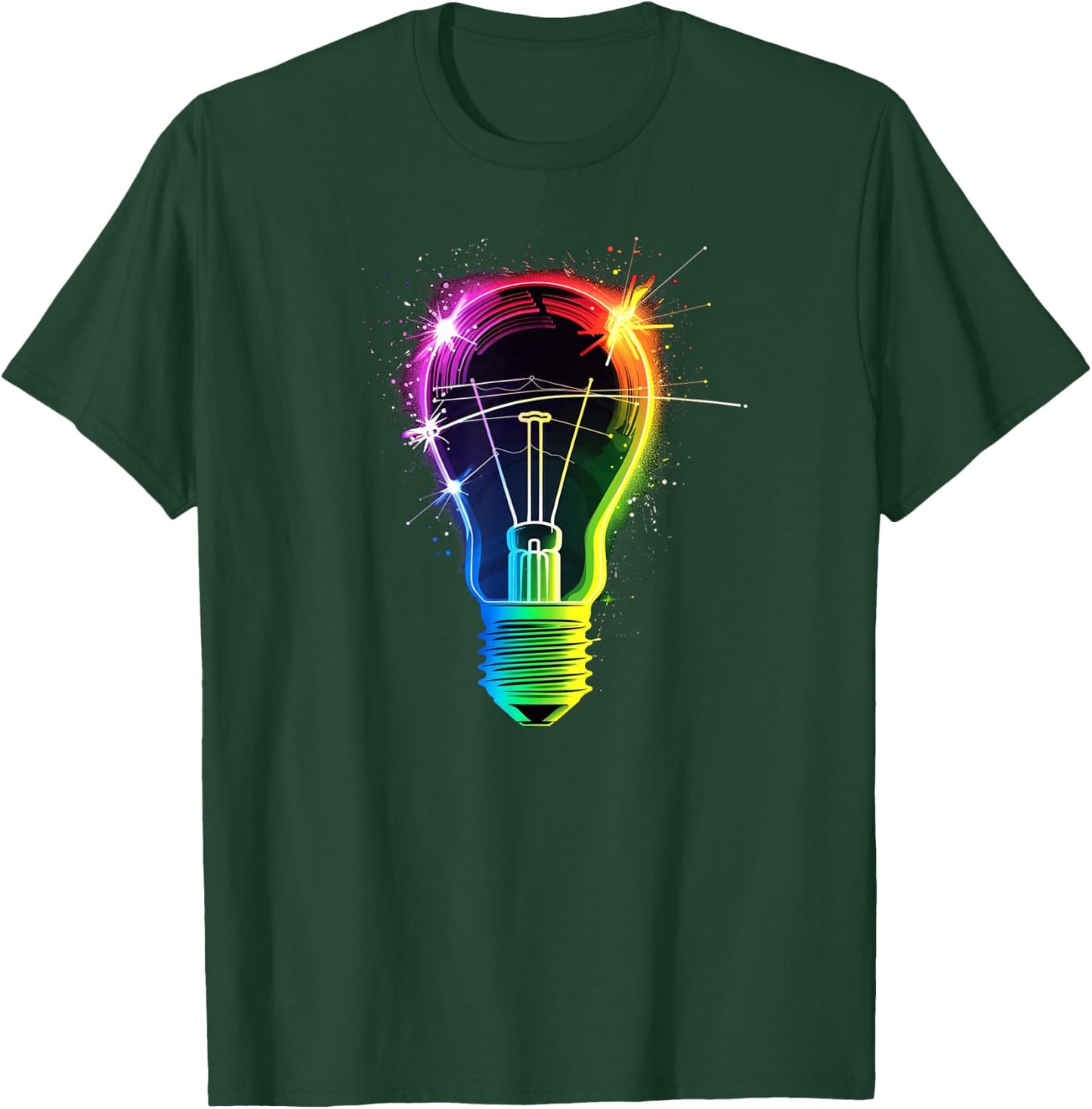 Cool Light Bulb for Adults and Kids T-Shirt - T-Shirt | Forest
